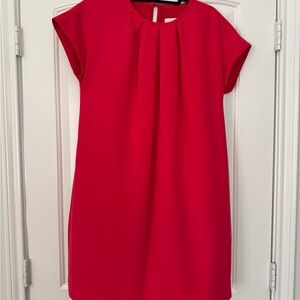 Kate Spade Bold Red Cap Sleeve Mini Dress